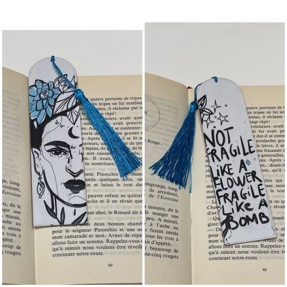 Artistic Frida Kahlo Bookmarks